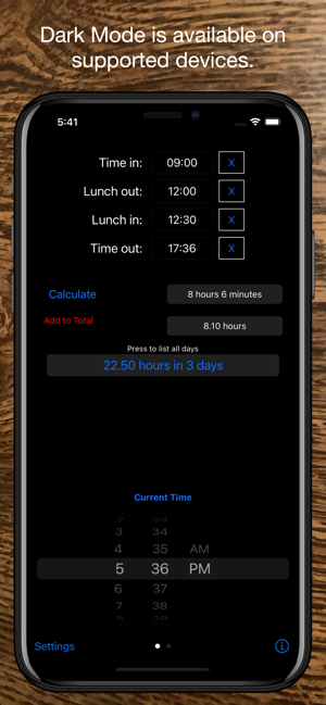 ‎Time Clock Helper Screenshot