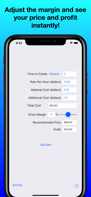 ‎Craft Pricing Helper Screenshot