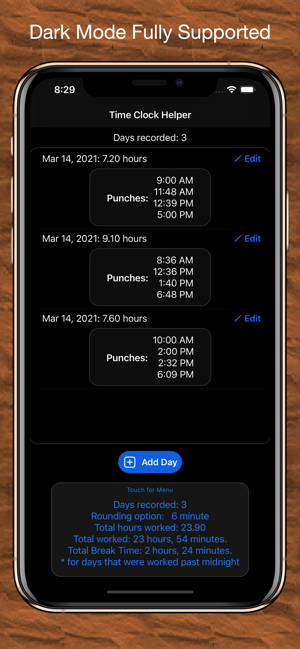 ‎Time Clock Helper - Advanced Screenshot