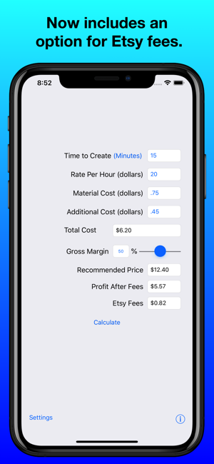 ‎Craft Pricing Helper Screenshot